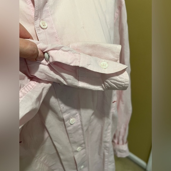 Vintage Red cotton button down size XL - Picture 3 of 6